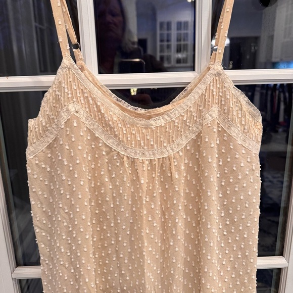 Rebecca Taylor ivory Silk dress Spaghetti Strap lined size 6 - Picture 2 of 8